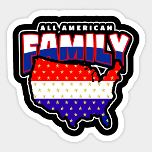 FOURTH Of July USA Sticker